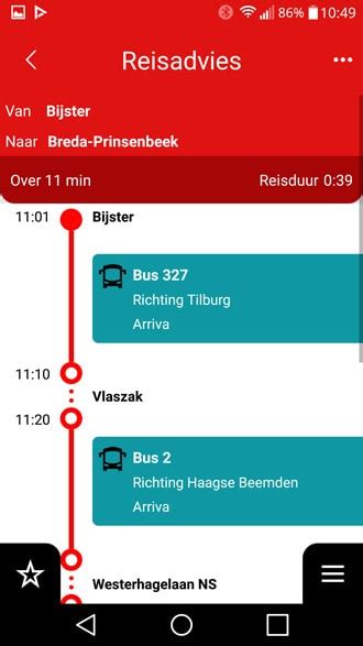 arriva planner